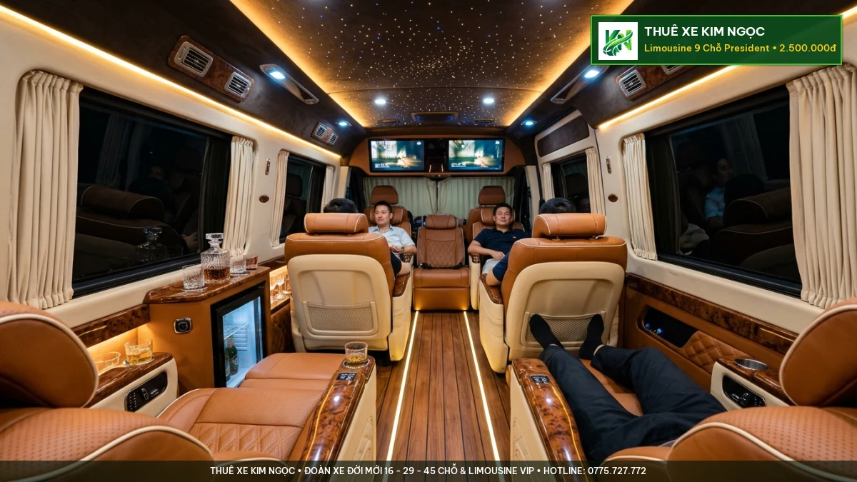 Thuê Xe Limousine Đi Tỉnh VIP – Dòng Xe Thương Gia 9 - 11 Chỗ Đẳng Cấp