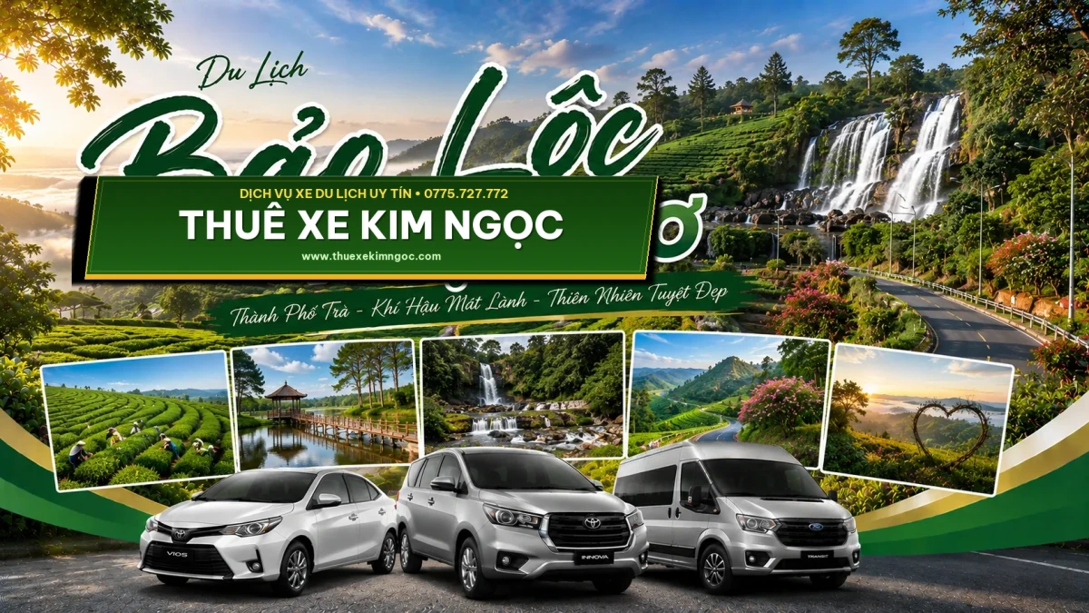 Thuê Xe Đi Bảo Lộc Giá Rẻ – Xe 4-7-16-29-45 Đời Mới, Giá Trọn Gói, Phục Vụ Tận Tâm