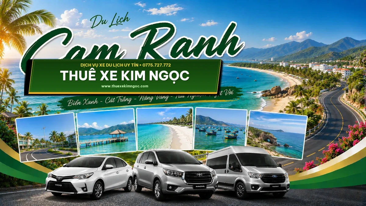 Thuê Xe Đi Cam Ranh Giá Rẻ – Xe 4-7-16-29-45 Đời Mới, Giá Trọn Gói, Phục Vụ Chuyên Nghiệp.