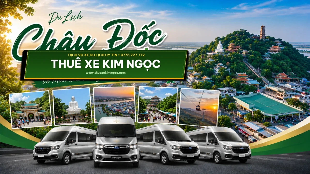 Thuê Xe 16 Chỗ Đi Châu Đốc – Miếu Bà Chúa Xứ & Rừng Tràm Trà Sư An Giang