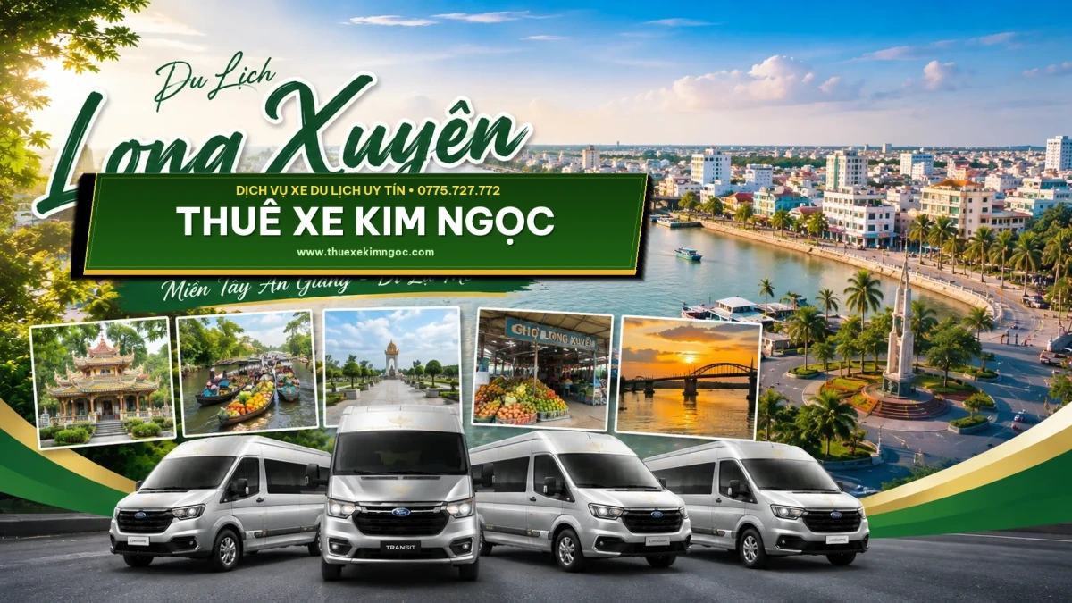 Thuê Xe Đi Long Xuyên Giá Rẻ – Dịch Vụ Xe 4-7-16-29-45 Chỗ Đời Mới.