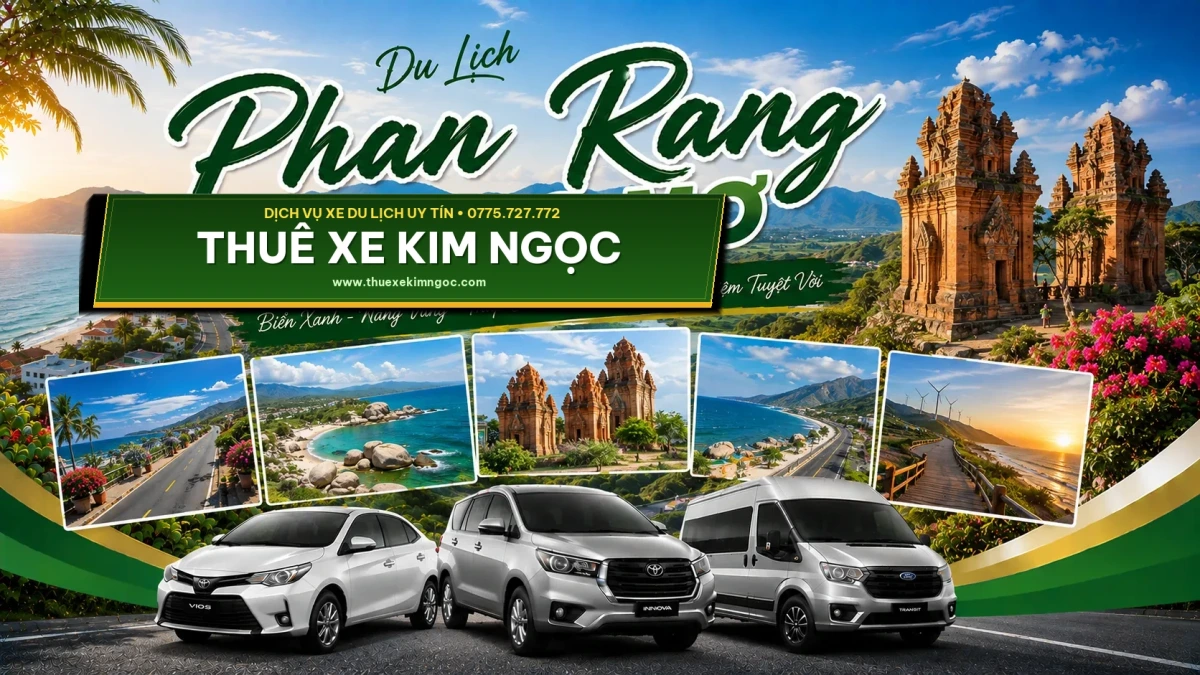 Thuê Xe Đi Phan Rang Giá Rẻ – Xe 4-7-16-29-45 Đời Mới, Giá Trọn Gói, Phục Vụ Tận Tâm.
