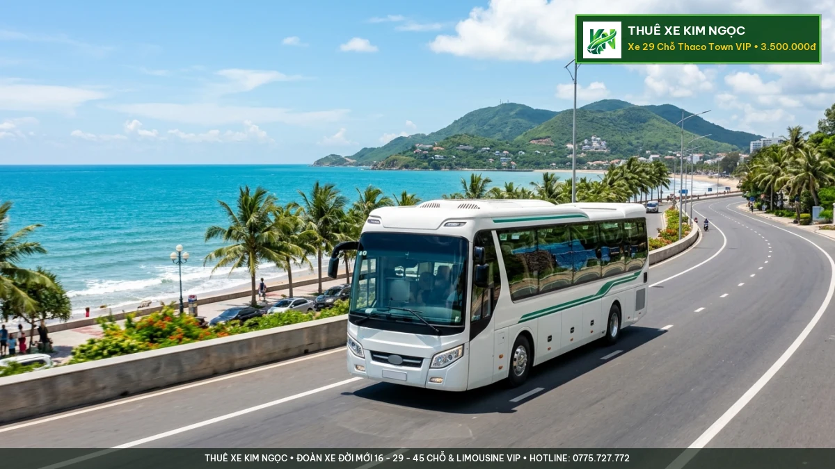 Bảng Giá Thuê Xe 29 Chỗ Tại TP.HCM 2026 – Tour Nội Thành 10 Tiếng & Đi Tỉnh Giá Tốt Nhất - Thuê Xe Kim Ngọc